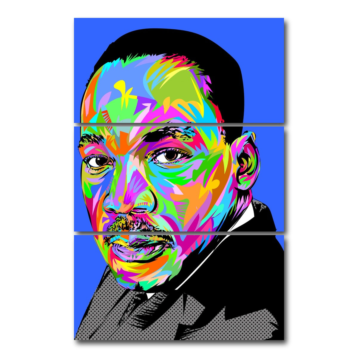 AUTO-MOCKUP WHITE | MLK Jr | 3 Piece | Gallery Wrap Canvas | group=12x24_stacked