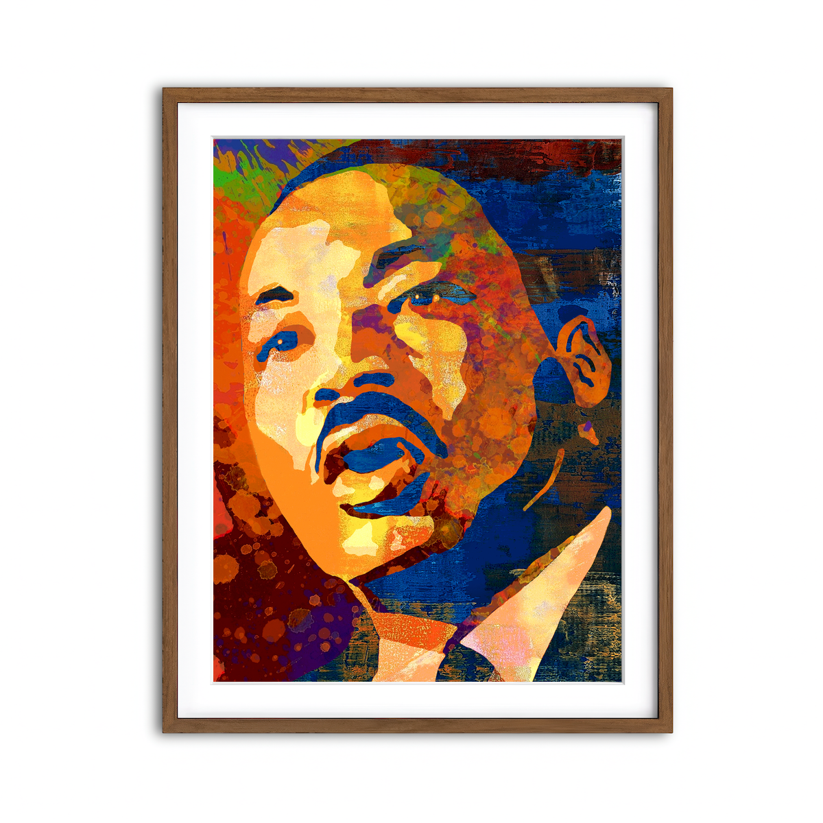 Framed Print 3x4 Walnut