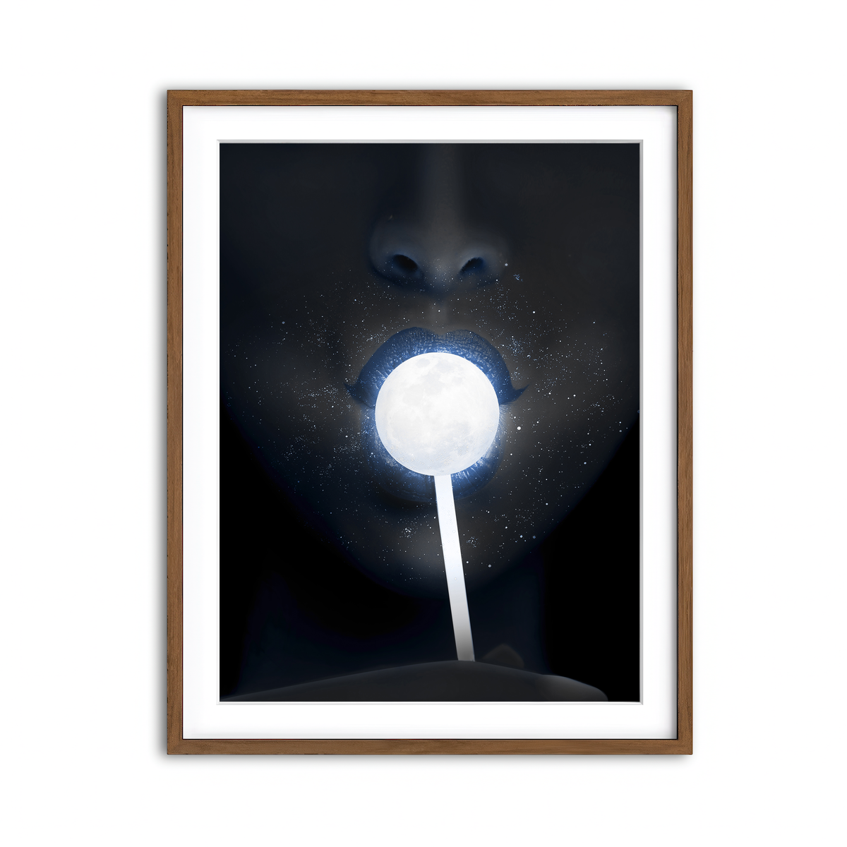 Framed Print 3x4 Walnut