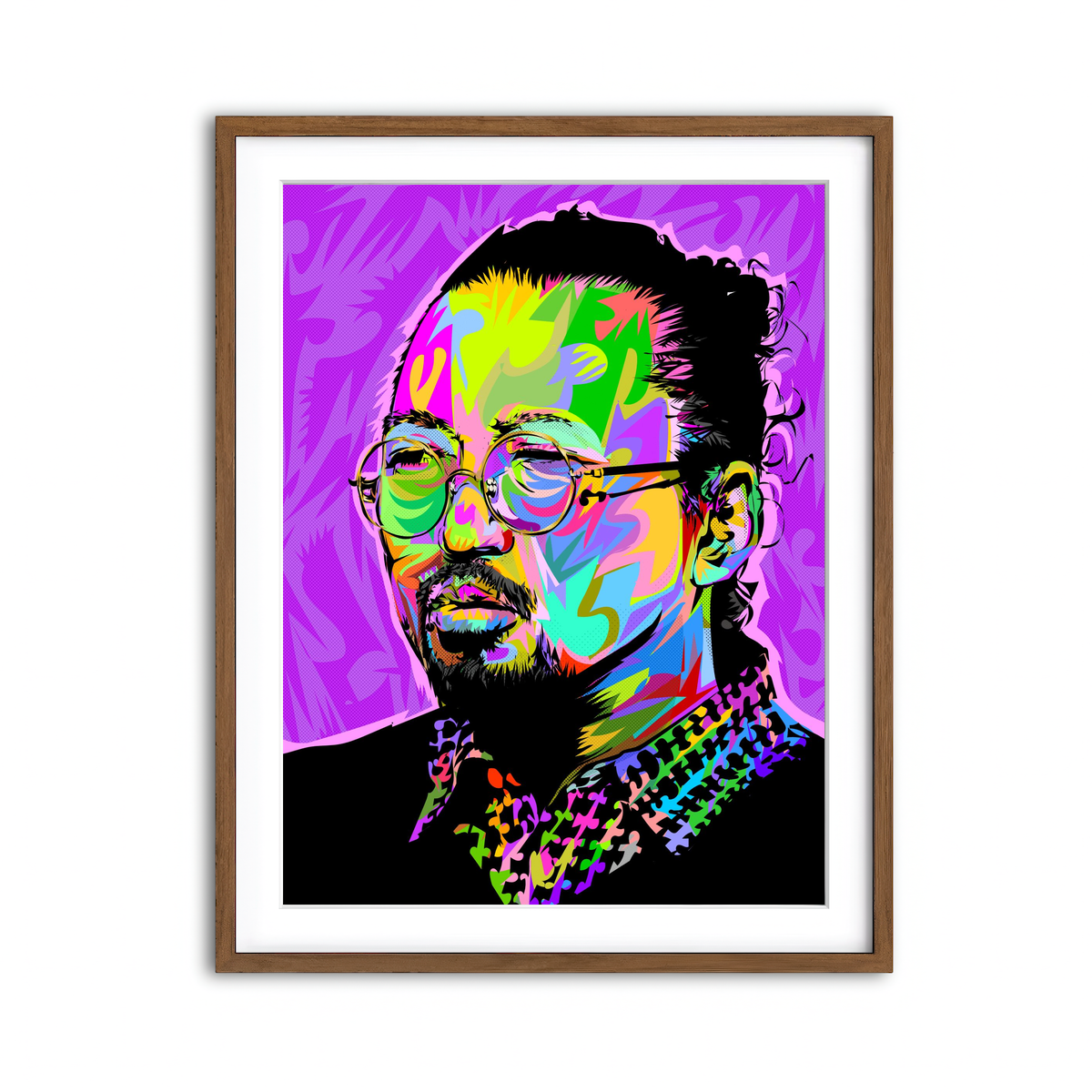 Framed Print 3x4 Walnut