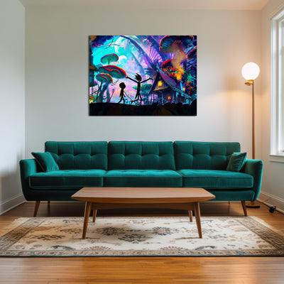 AUTO-MOCKUP ROOM | MUSHROOM WORLD RICK AND MORTY