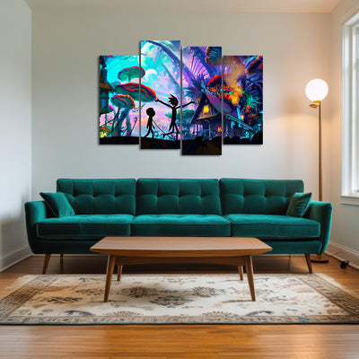 AUTO-MOCKUP ROOM | MUSHROOM WORLD RICK AND MORTY