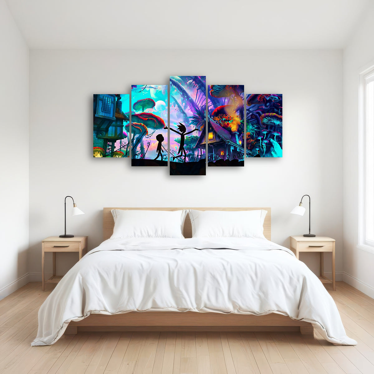 AUTO-MOCKUP ROOM | MUSHROOM WORLD RICK AND MORTY