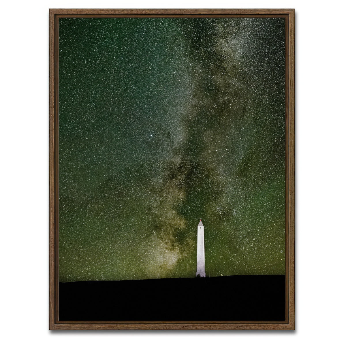 AUTO-MOCKUP WHITE | MW and High Point | 1 Piece | Walnut Framed Canvas | group=3x4