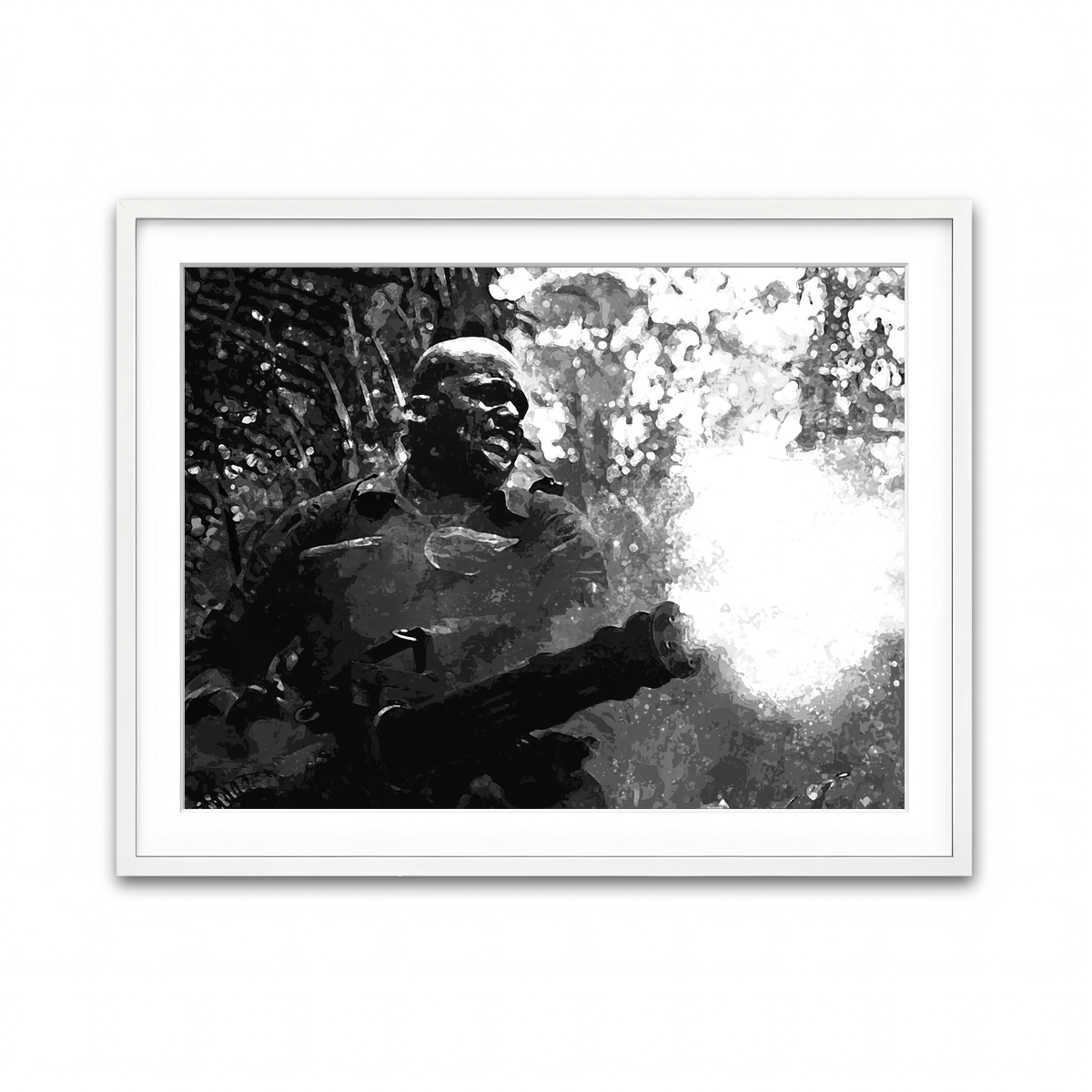 Framed Print 4x3 White