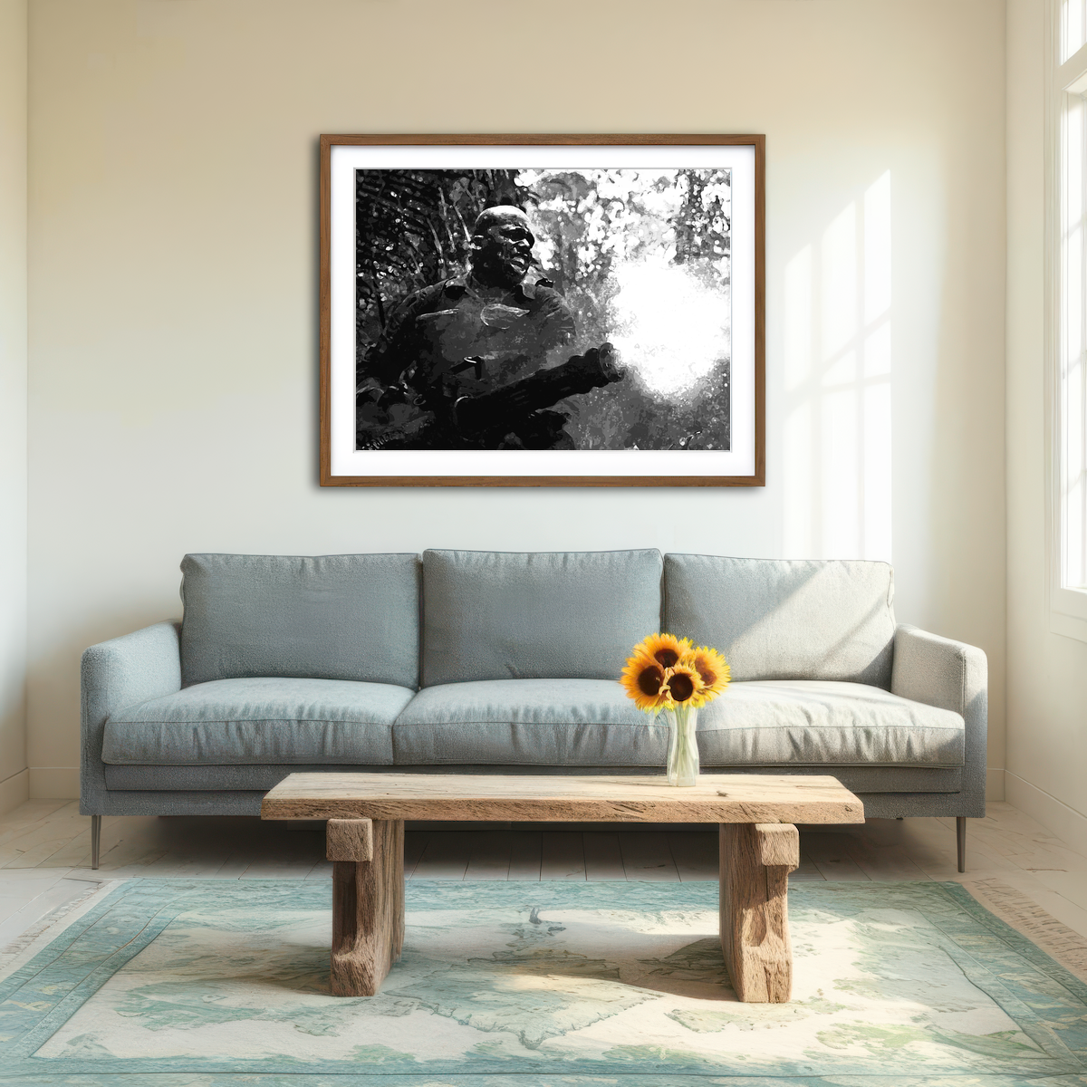 AUTO-MOCKUP ROOM | Mac Eliot Grayscale Wall Art