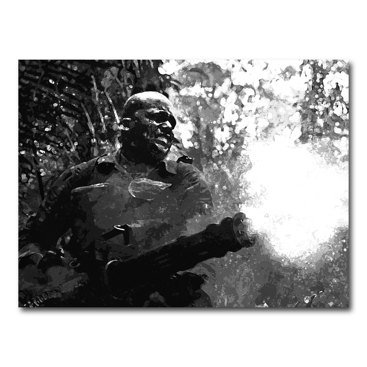 AUTO-MOCKUP WHITE | Mac Eliot Grayscale | 1 Piece | Gallery Wrap Canvas | group=4x3