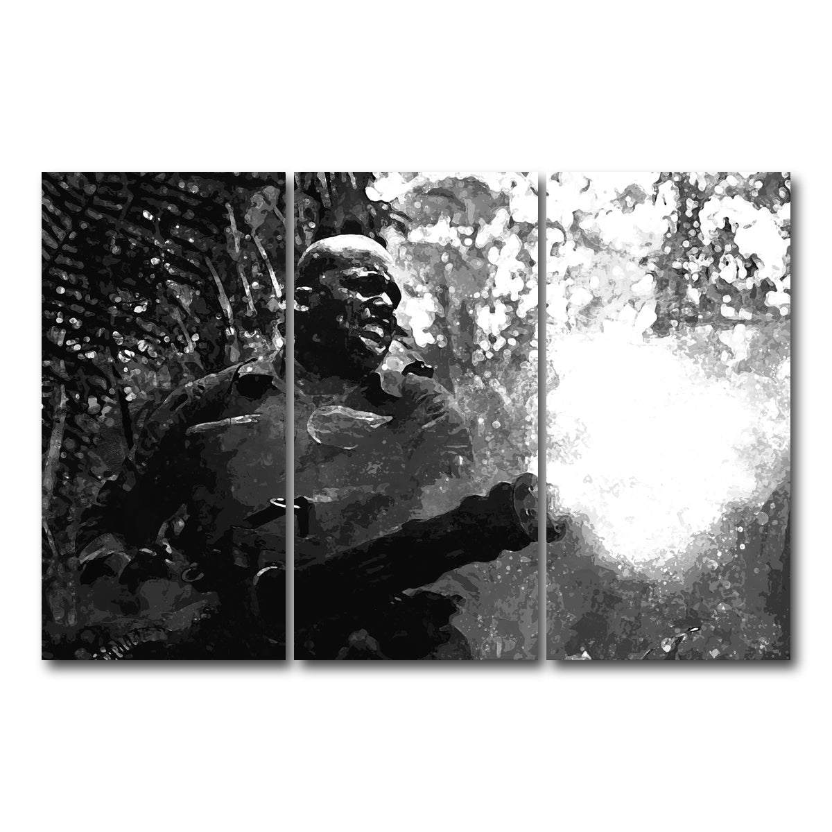 AUTO-MOCKUP WHITE | Mac Eliot Grayscale | 3 Piece | Gallery Wrap Canvas | group=12x24