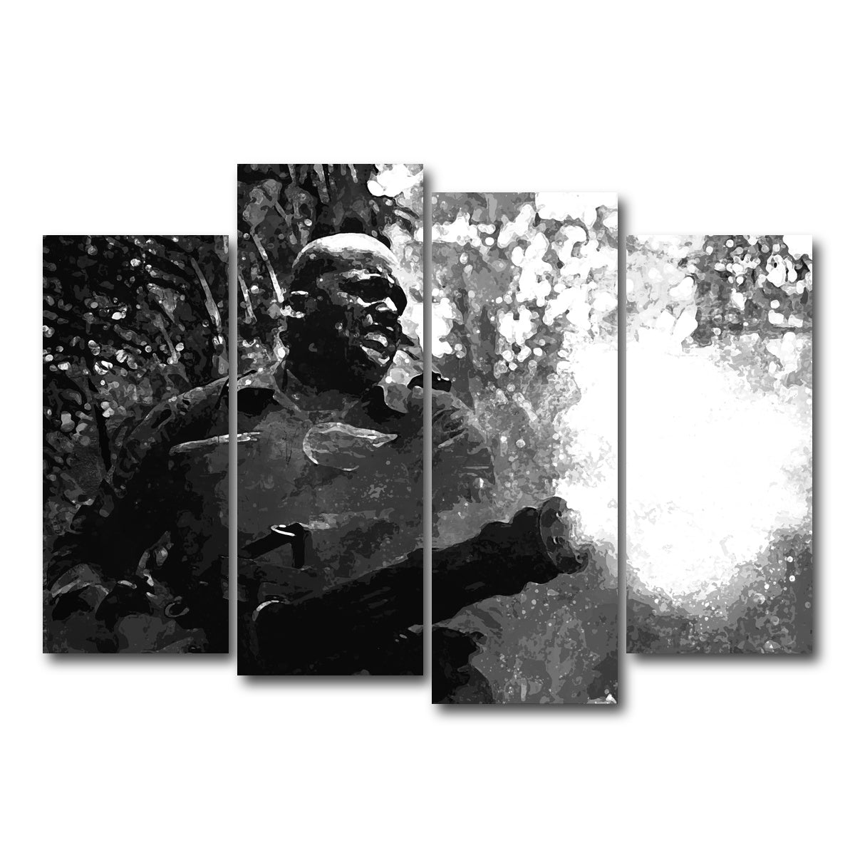 AUTO-MOCKUP WHITE | Mac Eliot Grayscale | 4 Piece | Gallery Wrap Canvas | group=4_normal