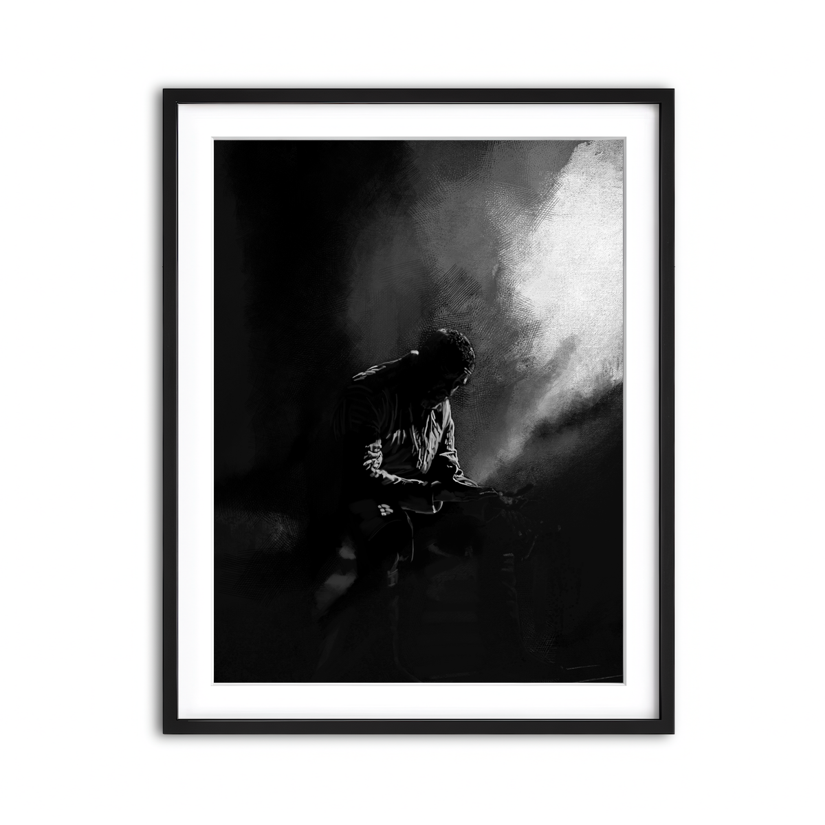 Framed Print 3x4 Black