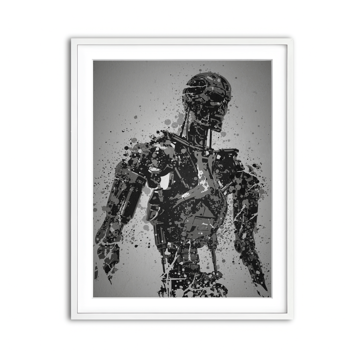 Framed Print 3x4 White