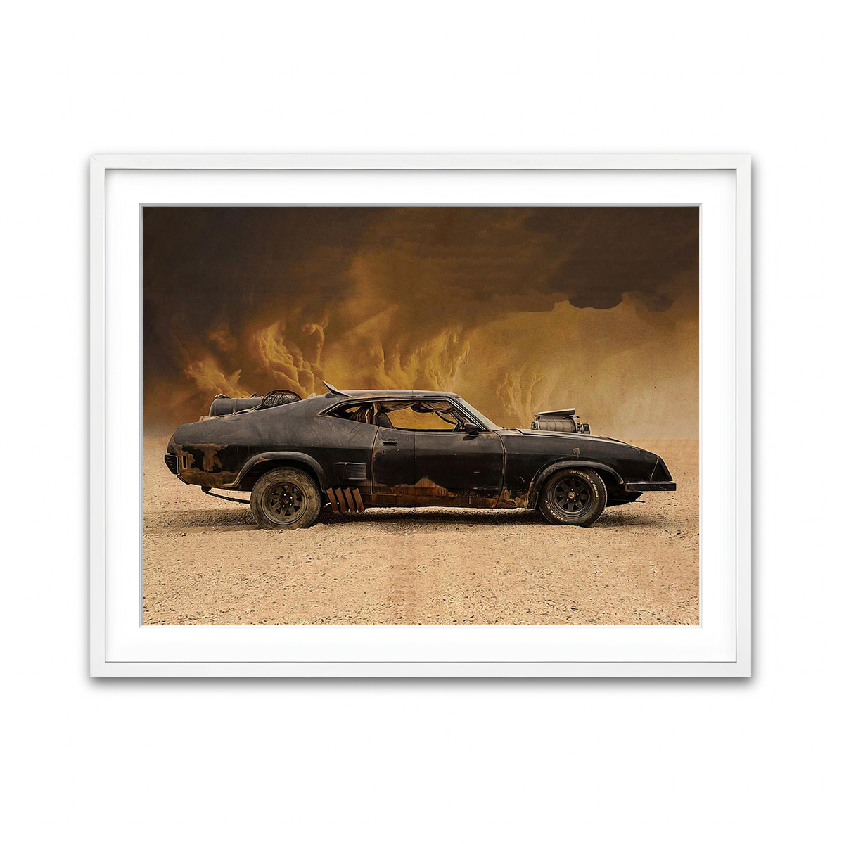 Framed Print 4x3 White