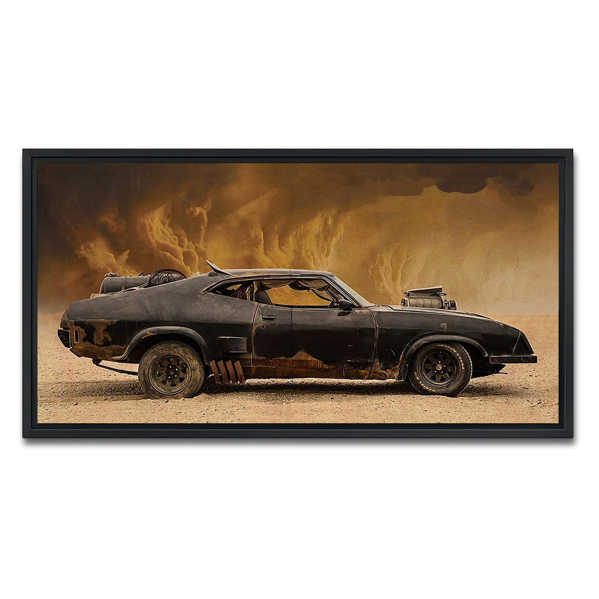 AUTO-MOCKUP WHITE | Mad Max Falcon | 1 Piece | Black Framed Canvas | group=2x1