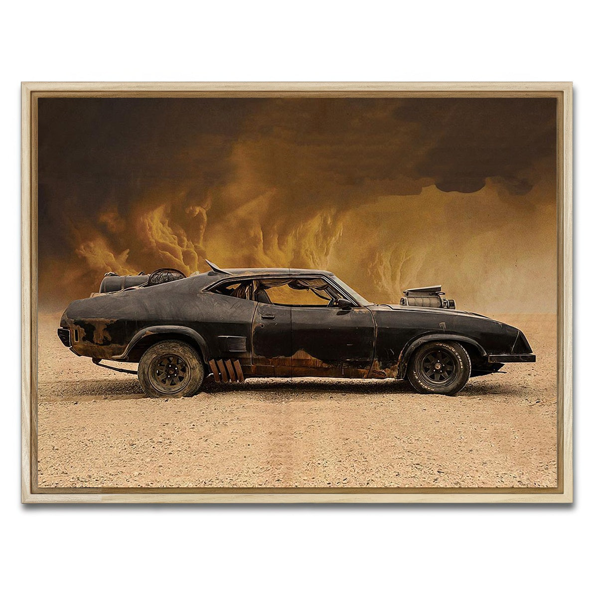 AUTO-MOCKUP WHITE | Mad Max Falcon | 1 Piece | Natural Framed Canvas | group=4x3
