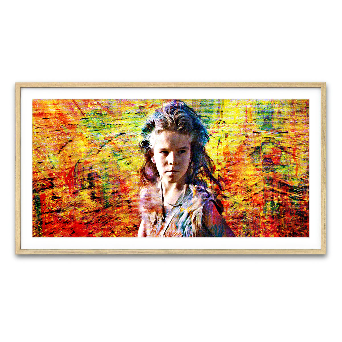 Framed Print 2x1 Natural