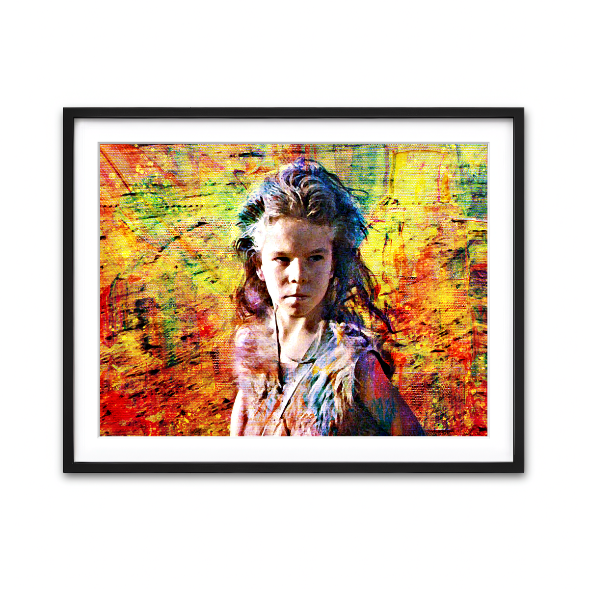 Framed Print 4x3 Black