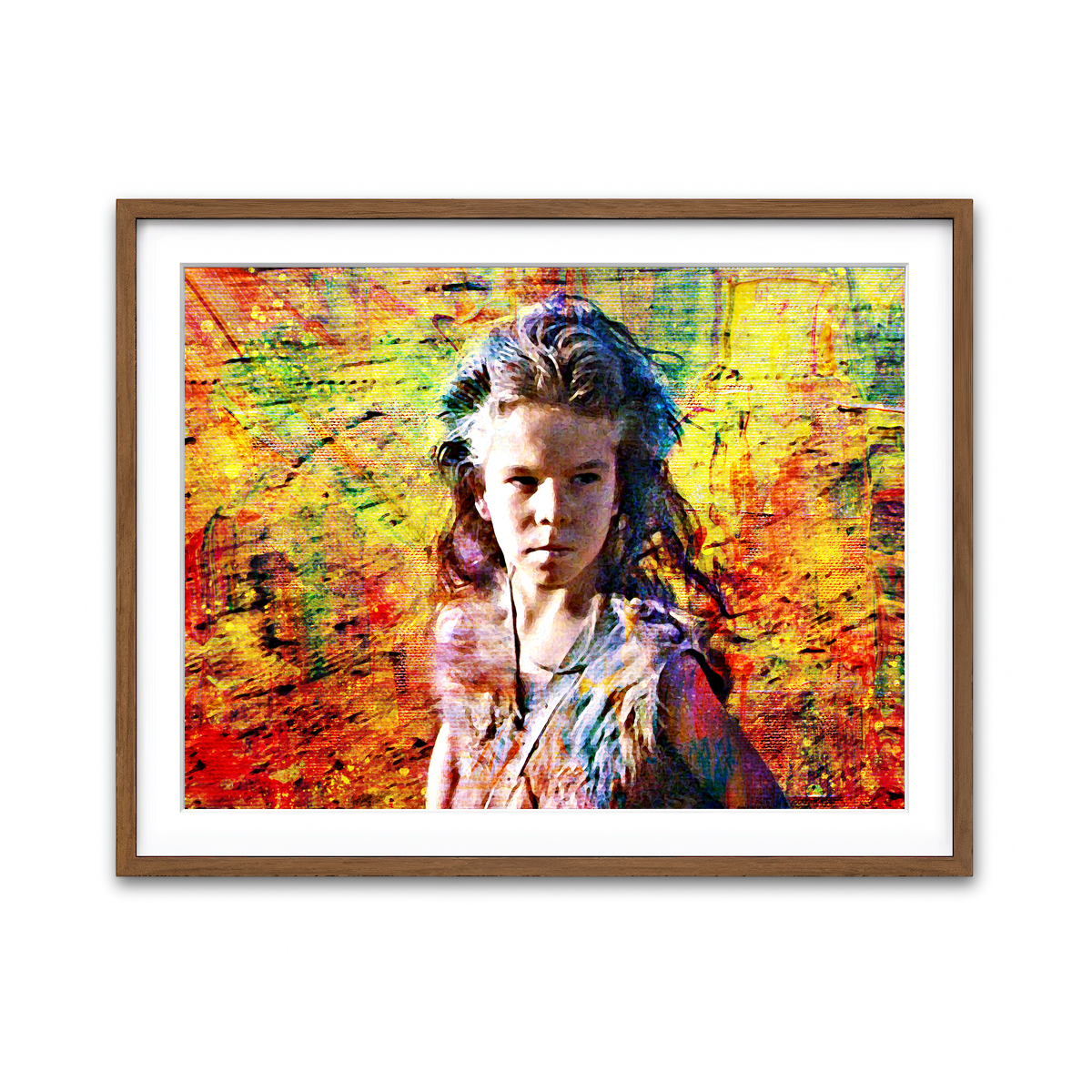 Framed Print 4x3 Walnut