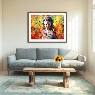 AUTO-MOCKUP ROOM | Mad Max Feral Child Wall Art