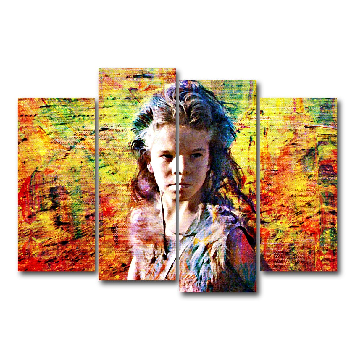 AUTO-MOCKUP WHITE | Mad Max Feral Child | 4 Piece | Gallery Wrap Canvas | group=4_normal