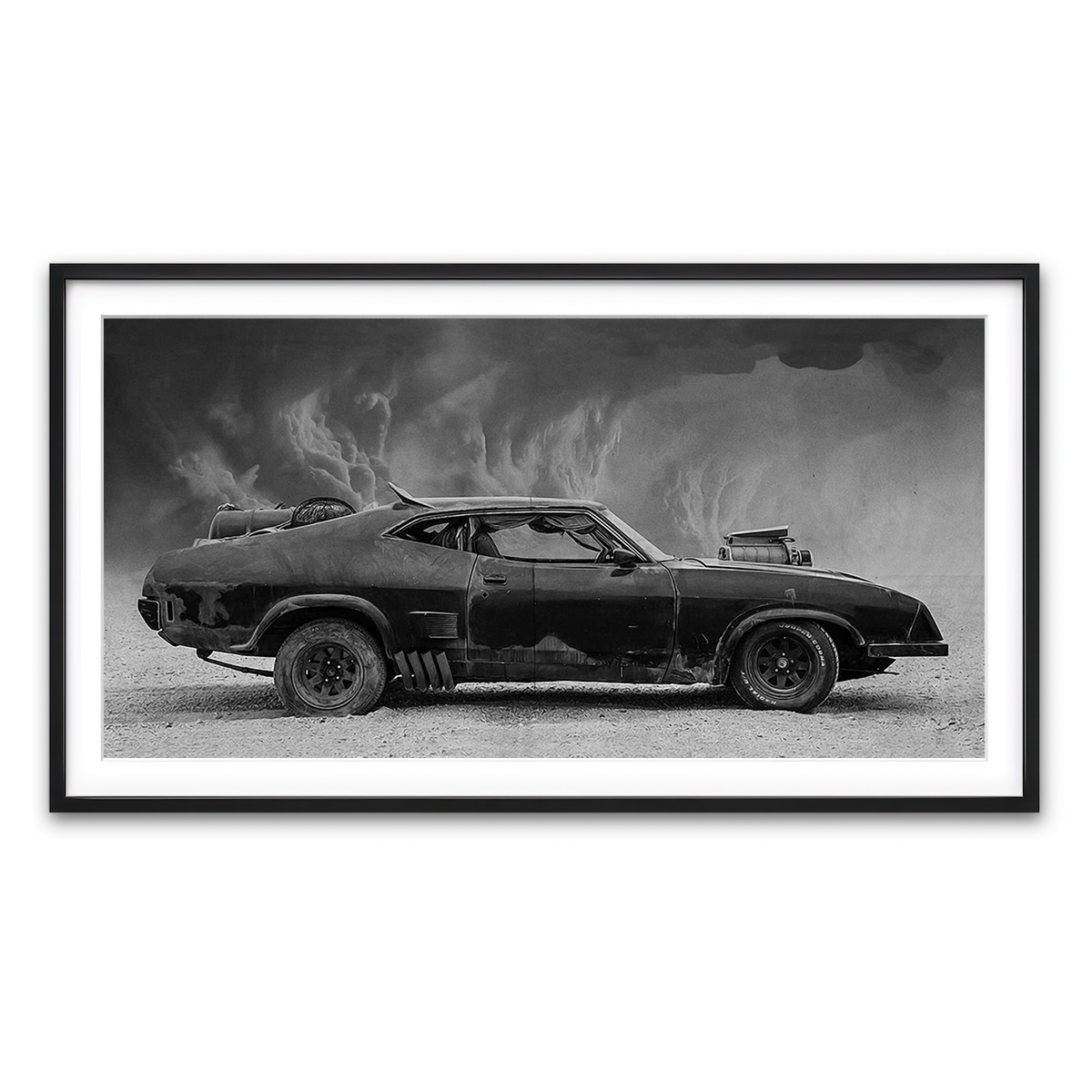 Framed Print 2x1 Black