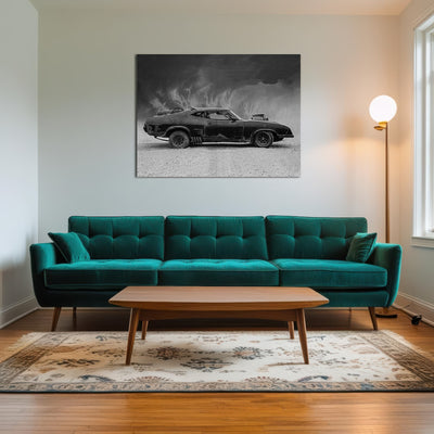 AUTO-MOCKUP ROOM | Mad Max Interceptor Grayscale