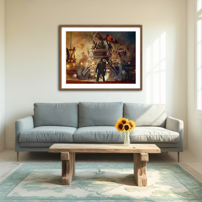 AUTO-MOCKUP ROOM | Mad Max Posse Wall Art
