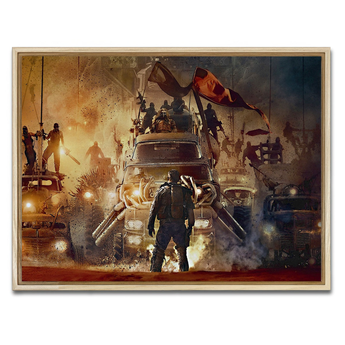 AUTO-MOCKUP WHITE | Mad Max Posse | 1 Piece | Natural Framed Canvas | group=4x3