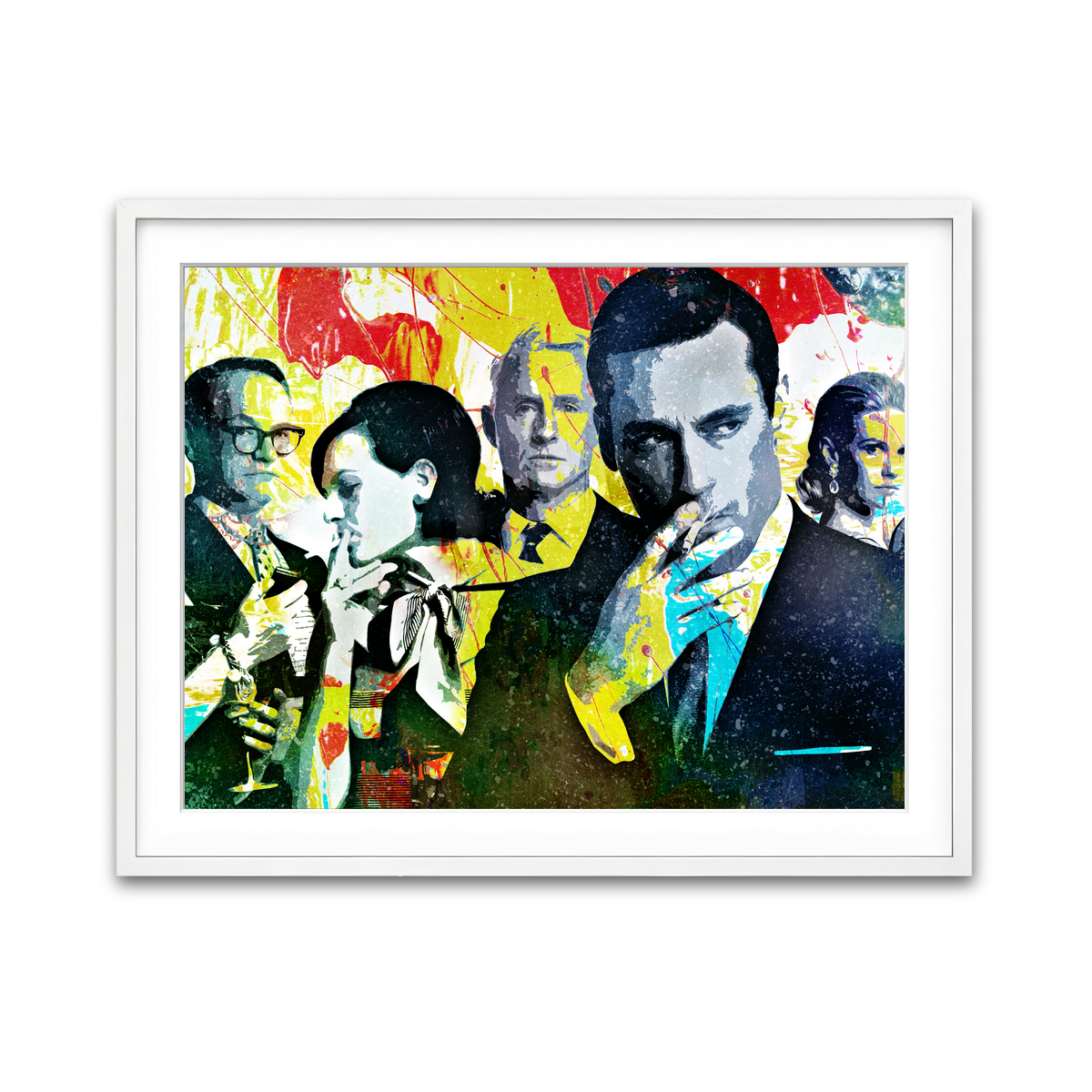 Framed Print 4x3 White