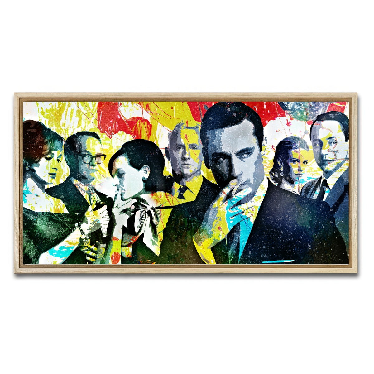 AUTO-MOCKUP WHITE | Mad Men | 1 Piece | Natural Framed Canvas | group=2x1