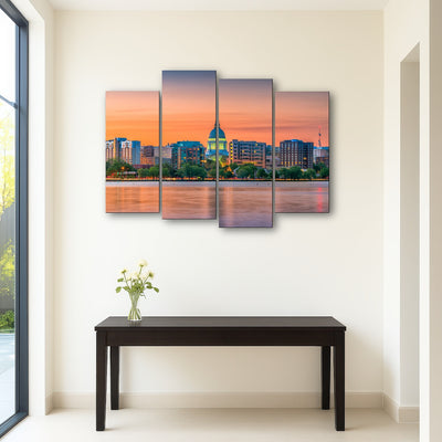 AUTO-MOCKUP ROOM | Madison Skyline At Dusk