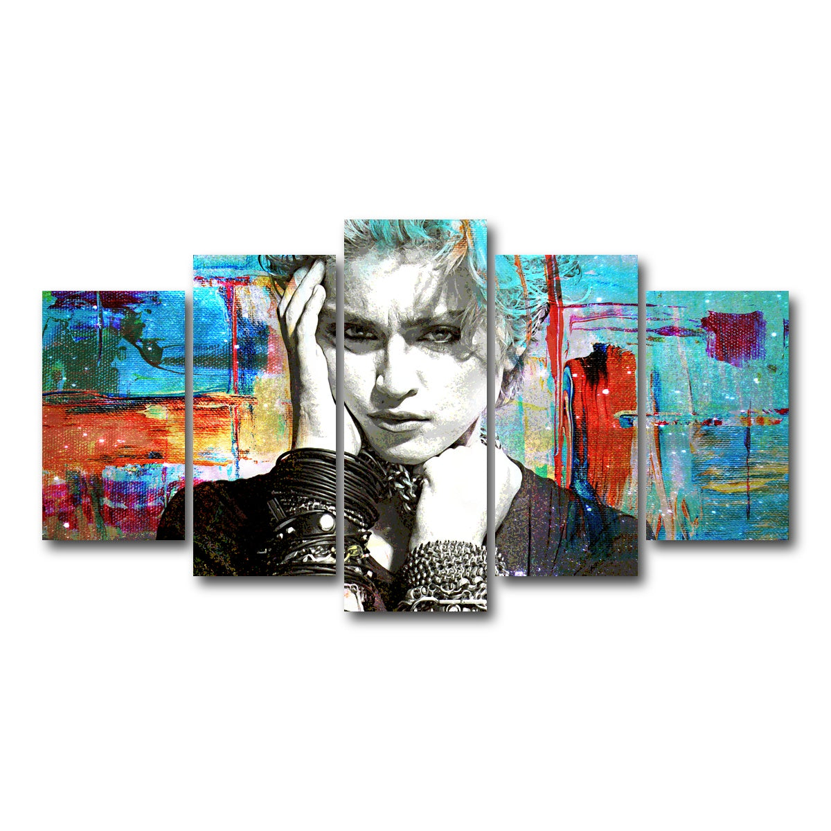 AUTO-MOCKUP WHITE | Madonna | 5 Piece | Gallery Wrap Canvas | group=5_normal
