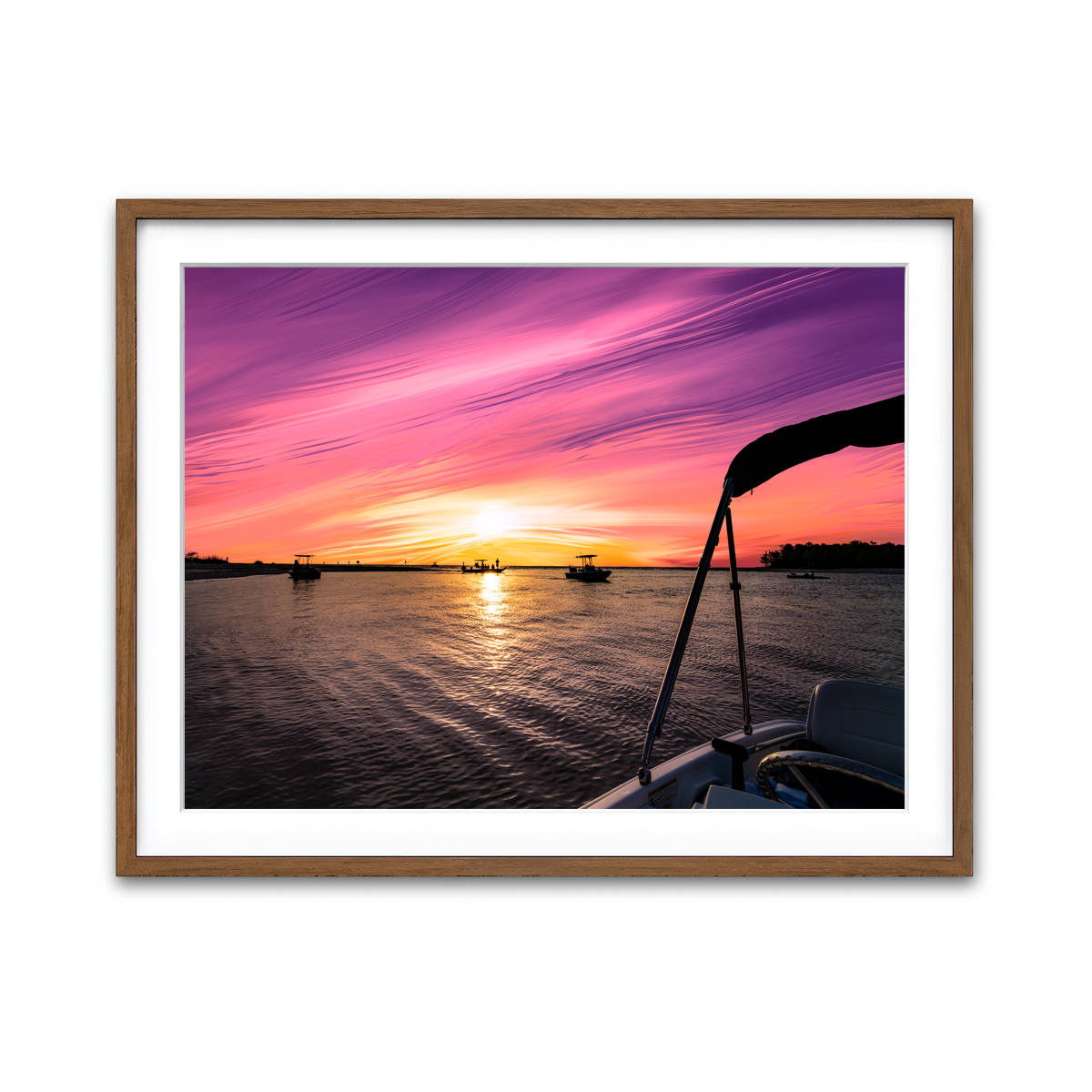 Framed Print 4x3 Walnut