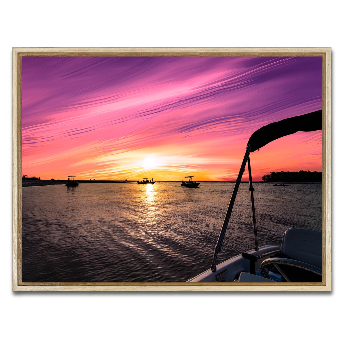 AUTO-MOCKUP WHITE | Magenta Majestic | 1 Piece | Natural Framed Canvas | group=4x3