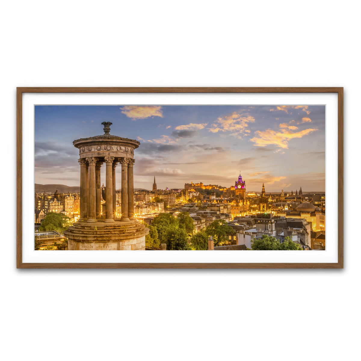 Framed Print 2x1 Walnut