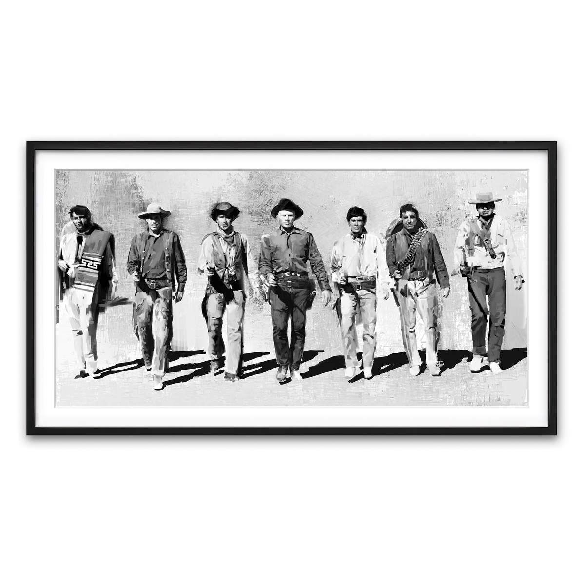 Framed Print 2x1 Black