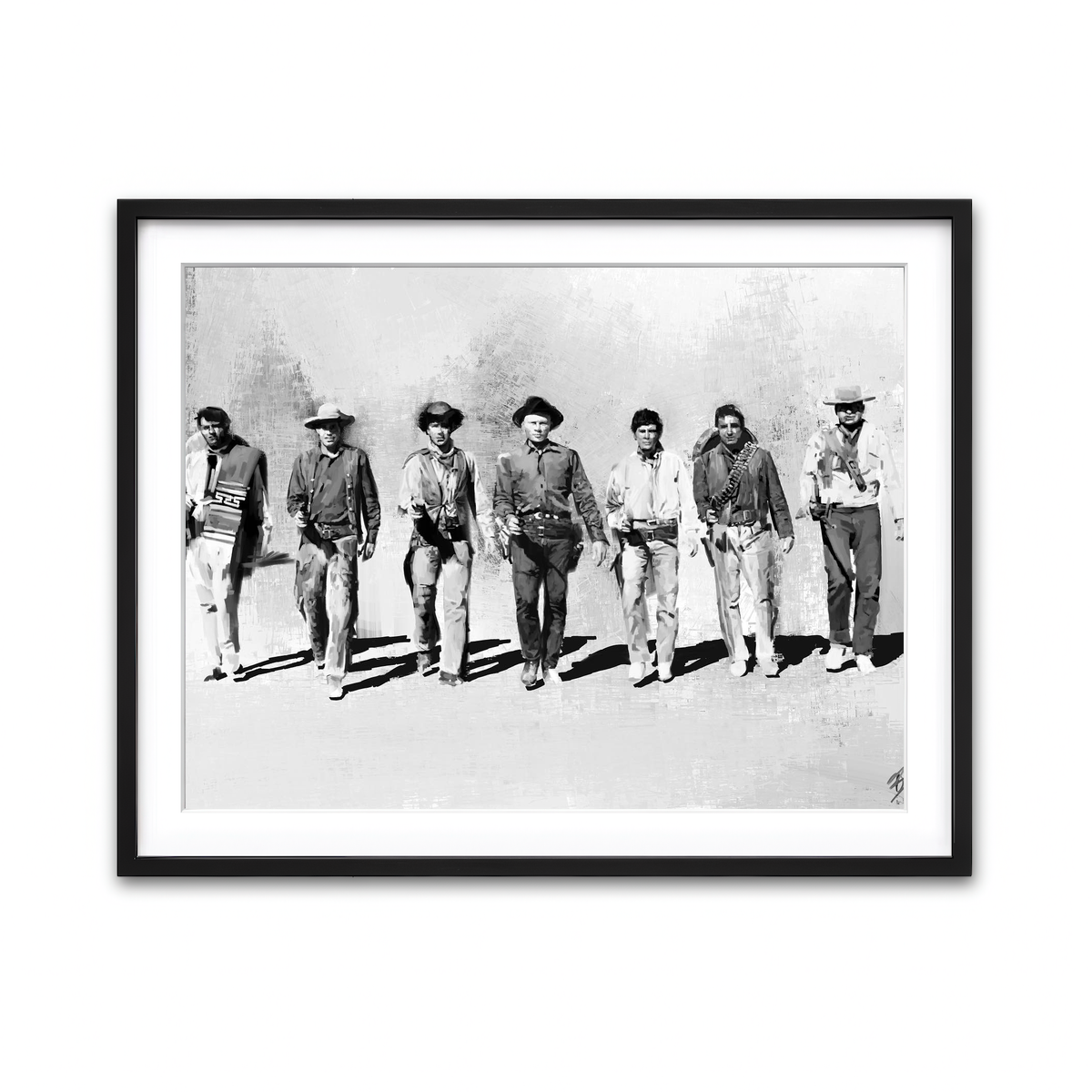 Framed Print 4x3 Black