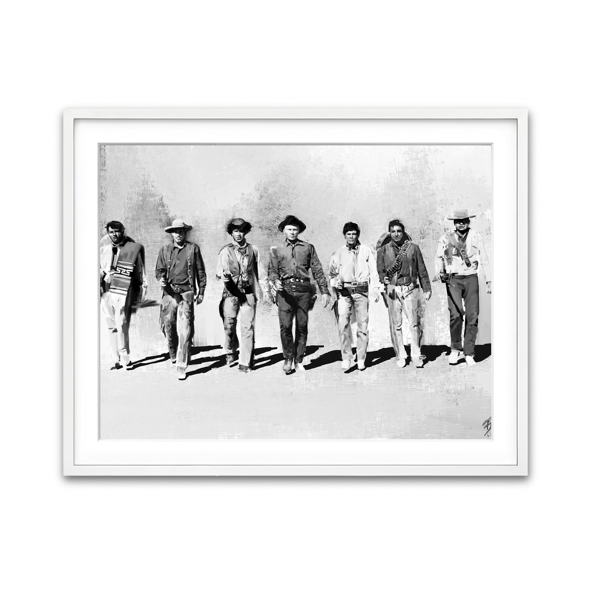 Framed Print 4x3 White