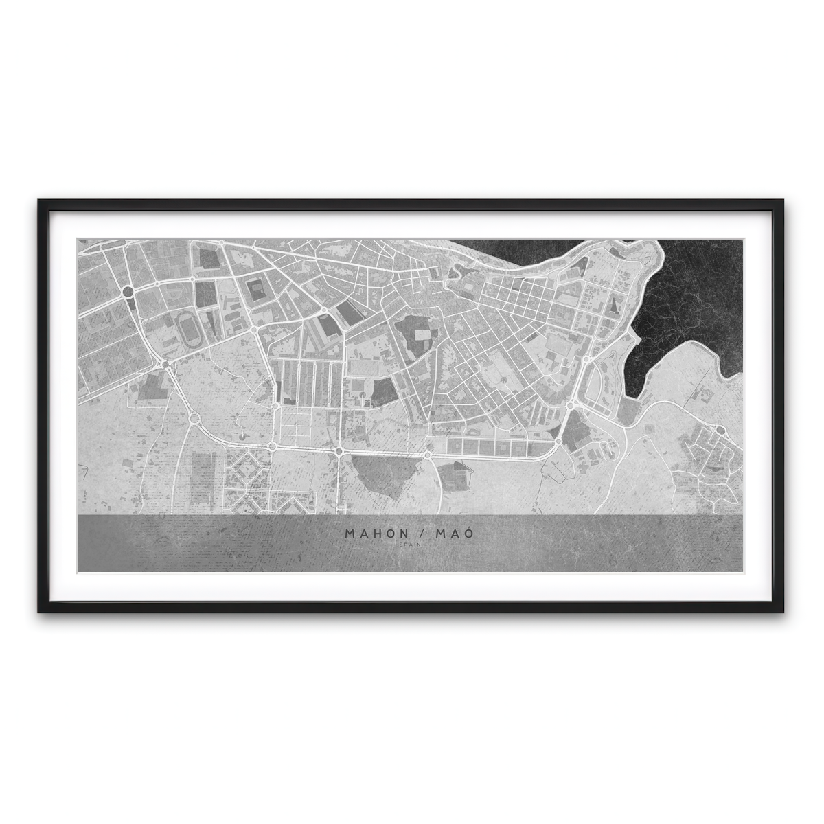 Framed Print 2x1 Black