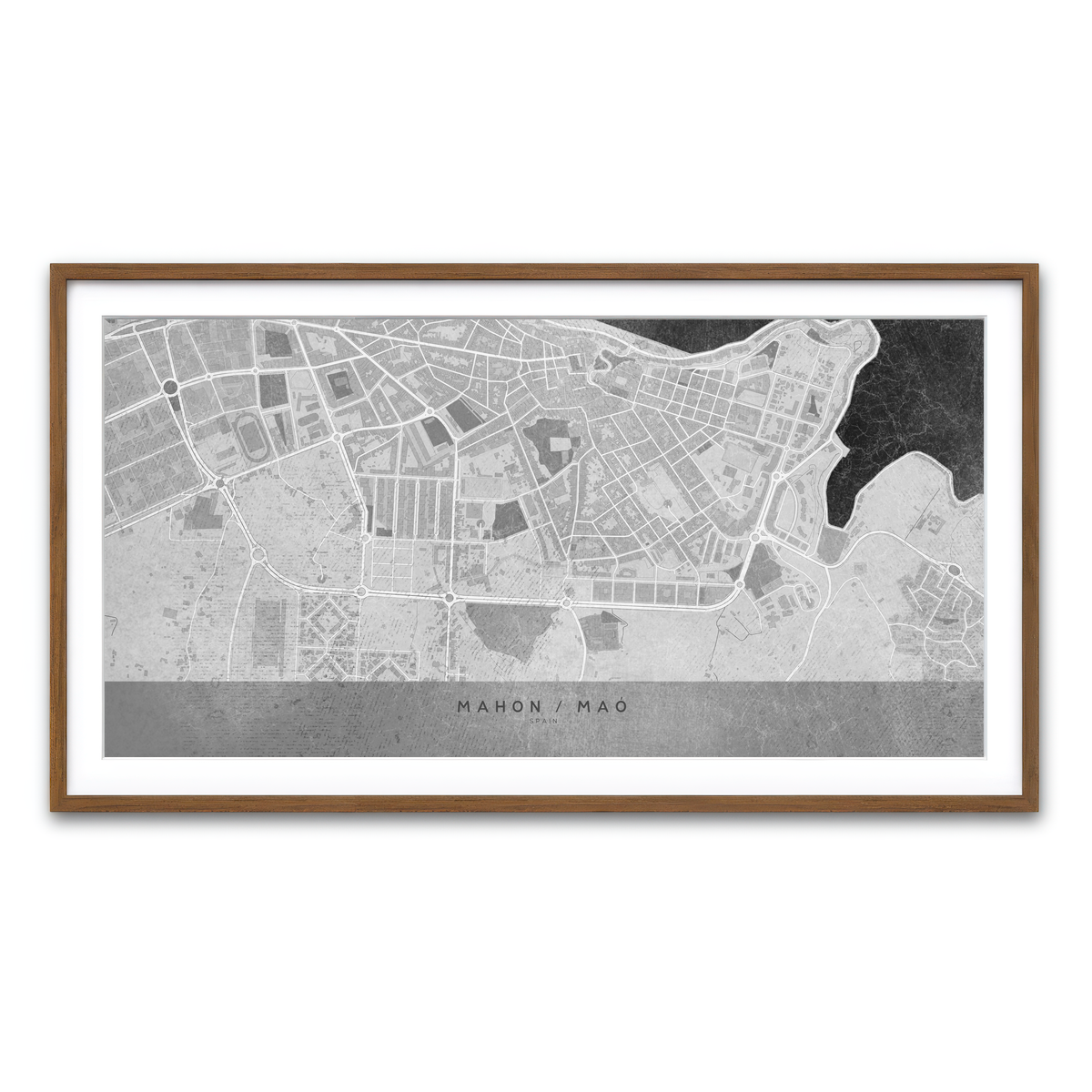 Framed Print 2x1 Walnut