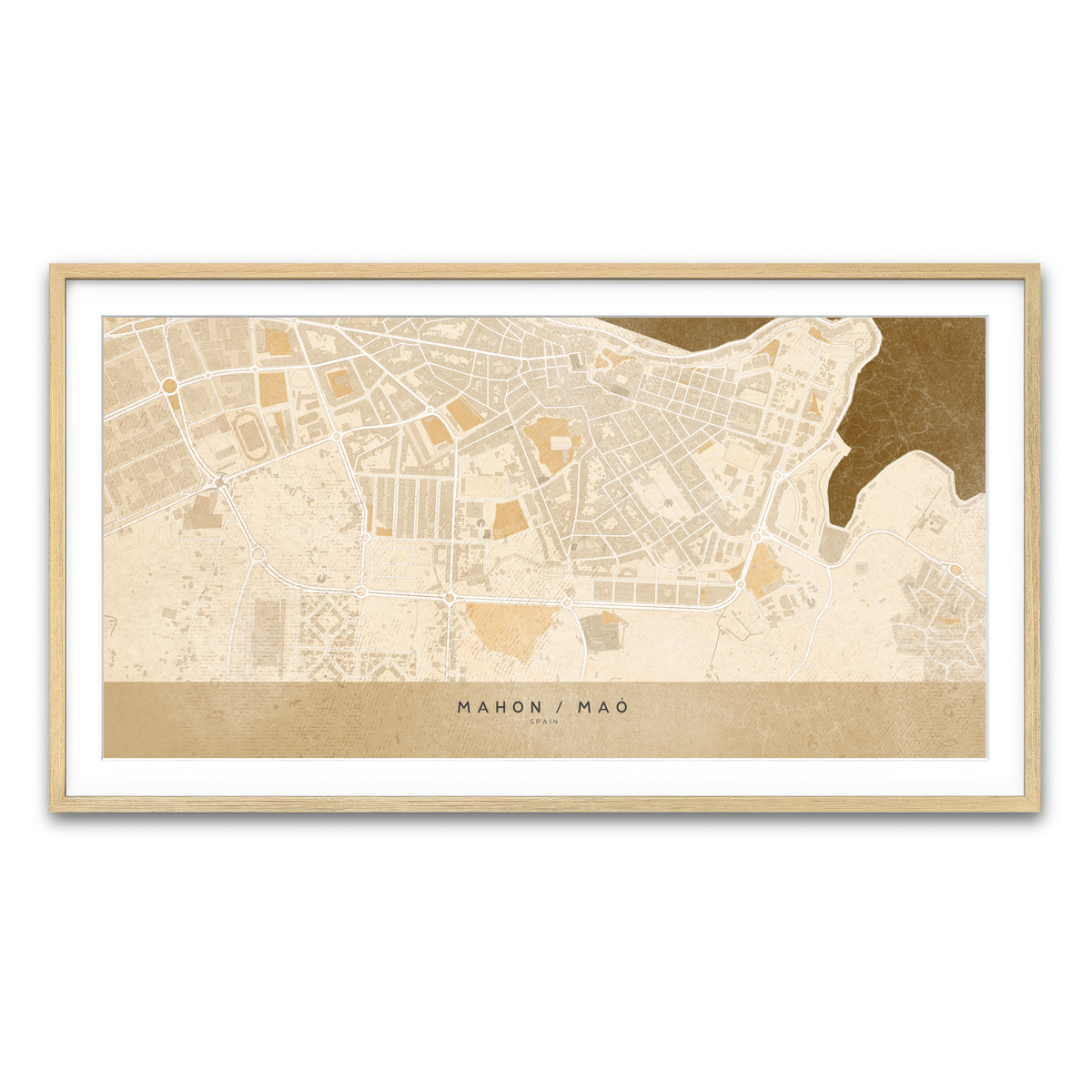 Framed Print 2x1 Natural