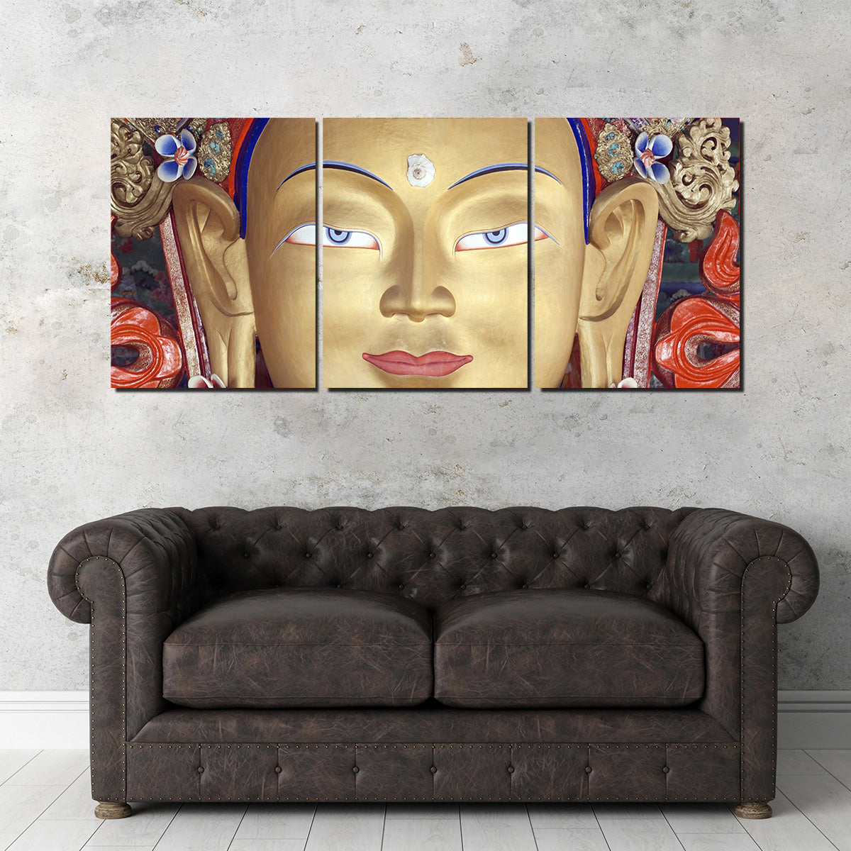Maitreya Buddha Statue Wall Art