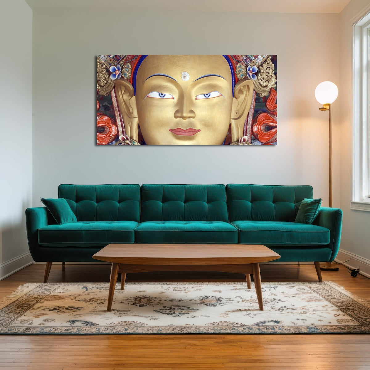 AUTO-MOCKUP ROOM | Maitreya Buddha statue