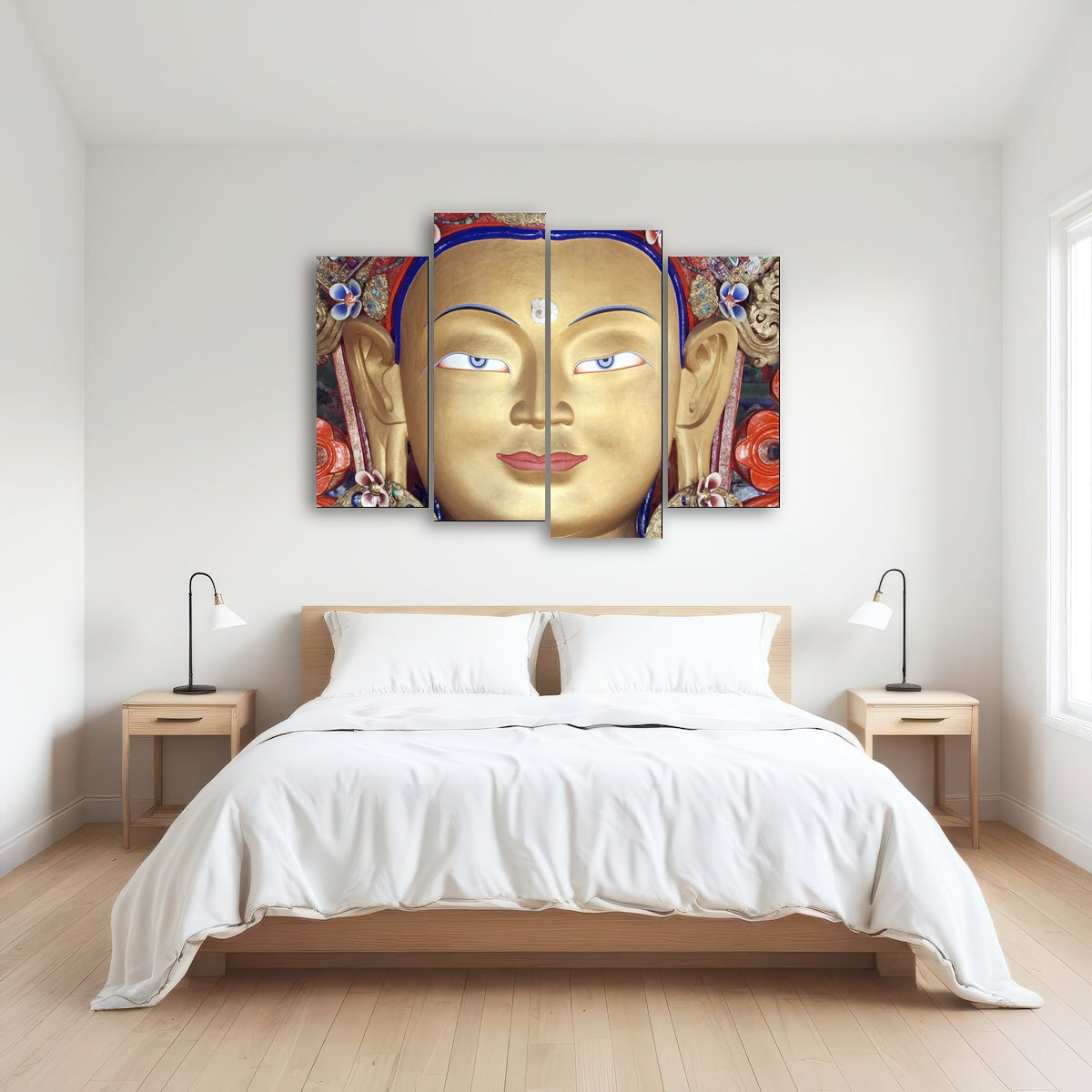 AUTO-MOCKUP ROOM | Maitreya Buddha statue