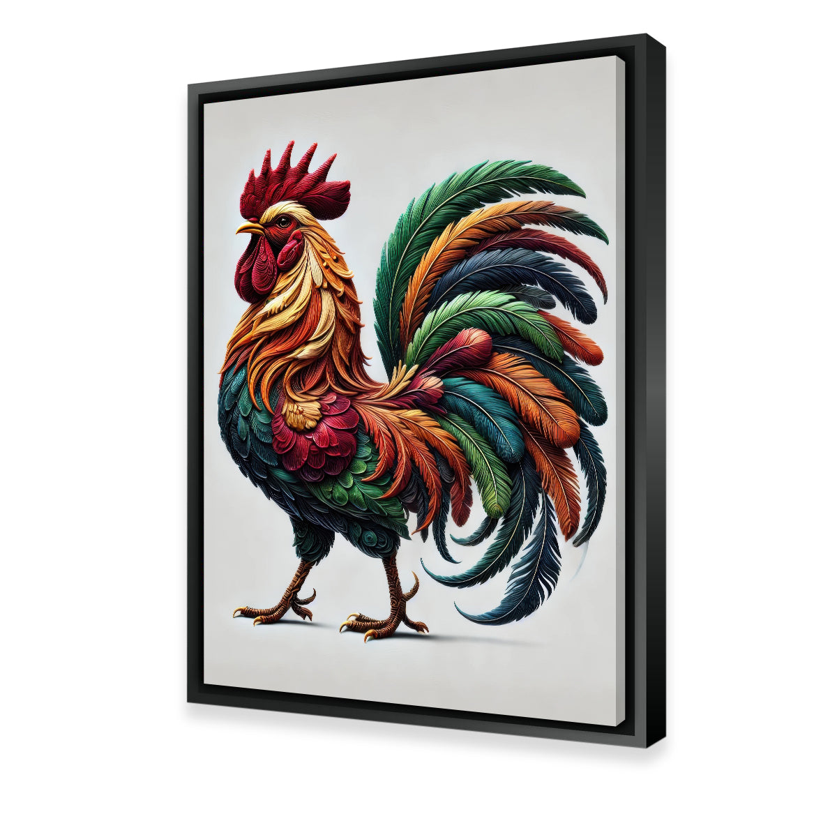 Majestic Rooster Wall Art