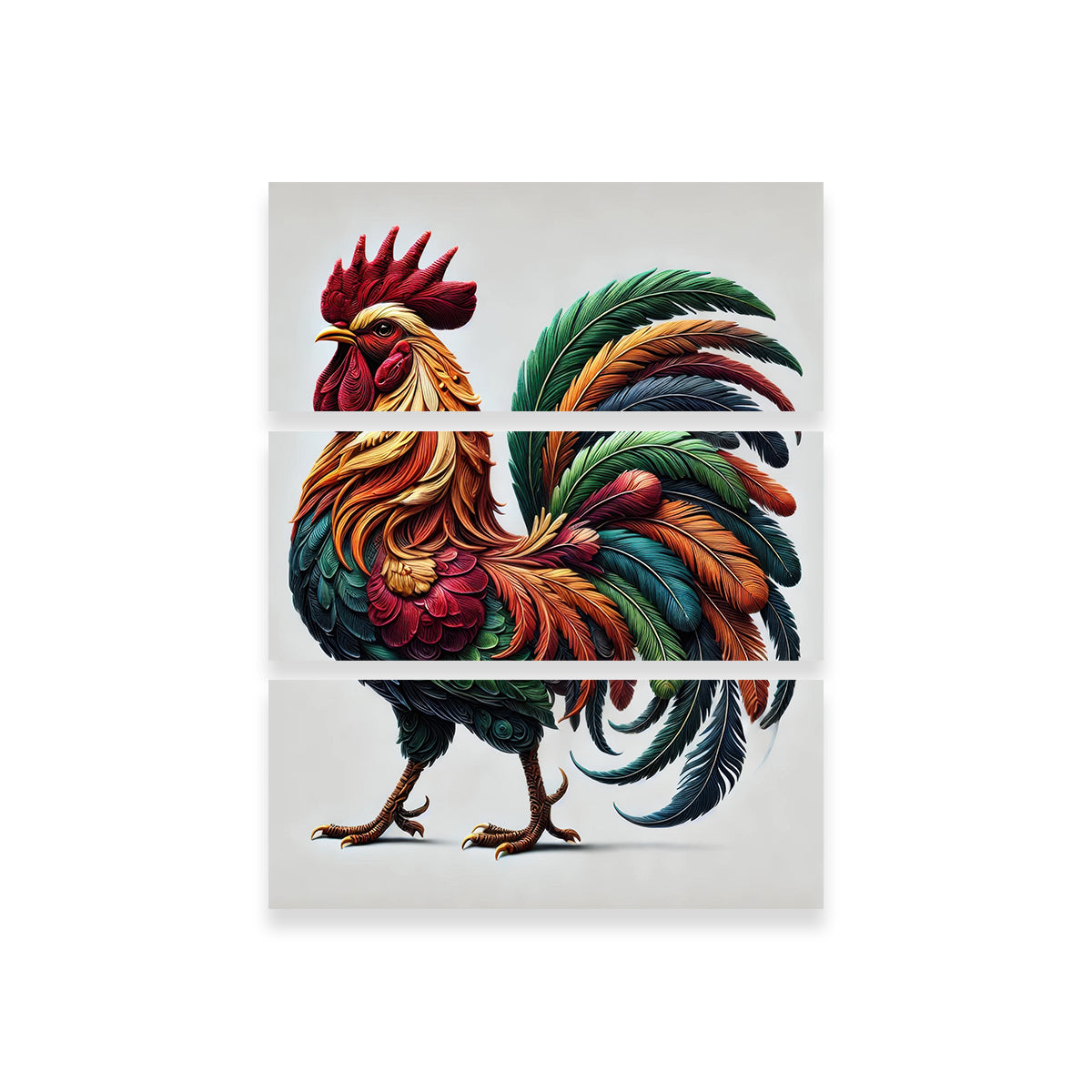 Majestic Rooster Wall Art
