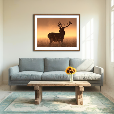 AUTO-MOCKUP ROOM | Majestic Deer Wall Art