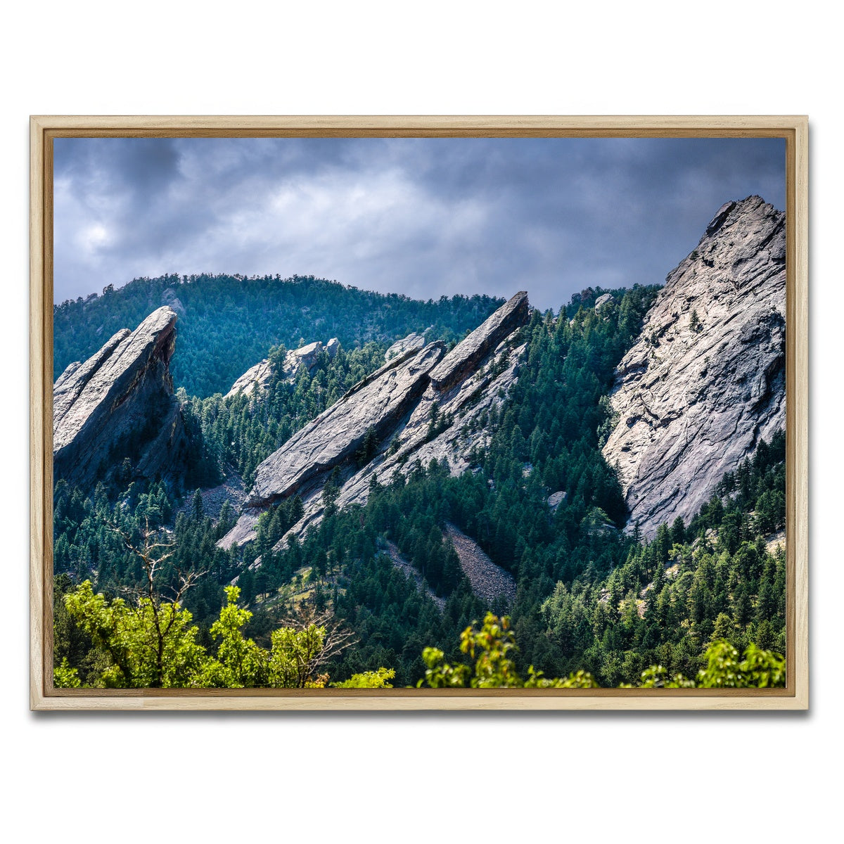 AUTO-MOCKUP WHITE | Majestic Flatirons | 1 Piece | Natural Framed Canvas | group=4x3