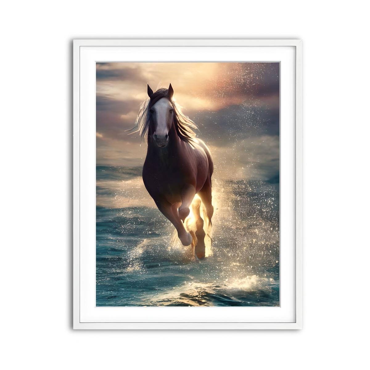 Framed Print 3x4 White