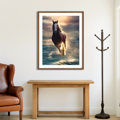 AUTO-MOCKUP ROOM | Majestic Horse Wall Art