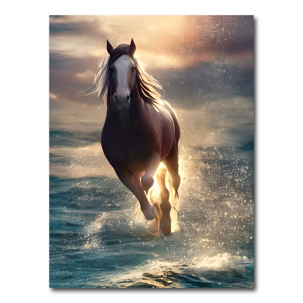 AUTO-MOCKUP WHITE | Majestic Horse | 1 Piece | Gallery Wrap Canvas | group=3x4